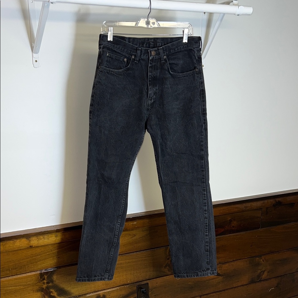 Vintage BBC Blues Straight Leg Black Jeans-‎ 33x30
